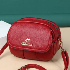 Soft Leather Ladies Shoulder Bag Large Capacity Handbag