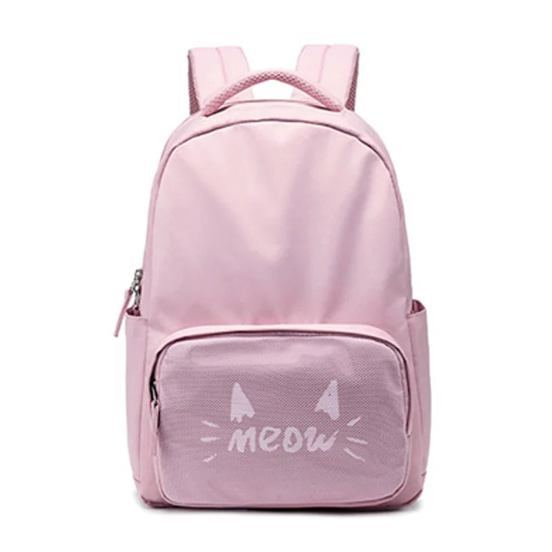 Waterproof Cat Backpack Women Casual Travel Laptop Bagpack