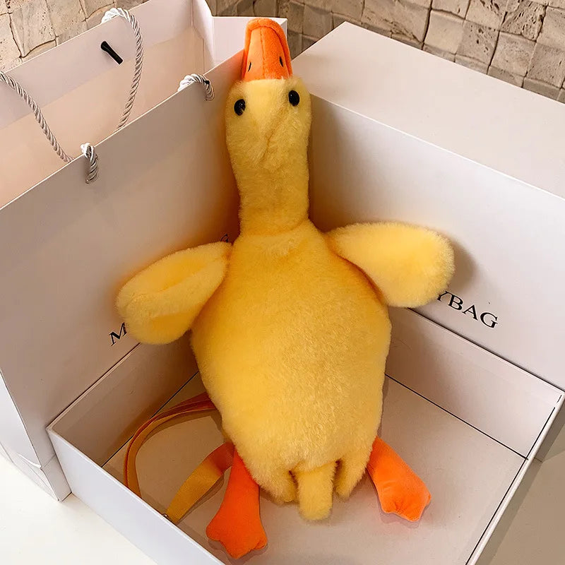 Duck Cross-body Phone Doll Bag Women Funny Plush Shoulder Girl Mobile Cartoon