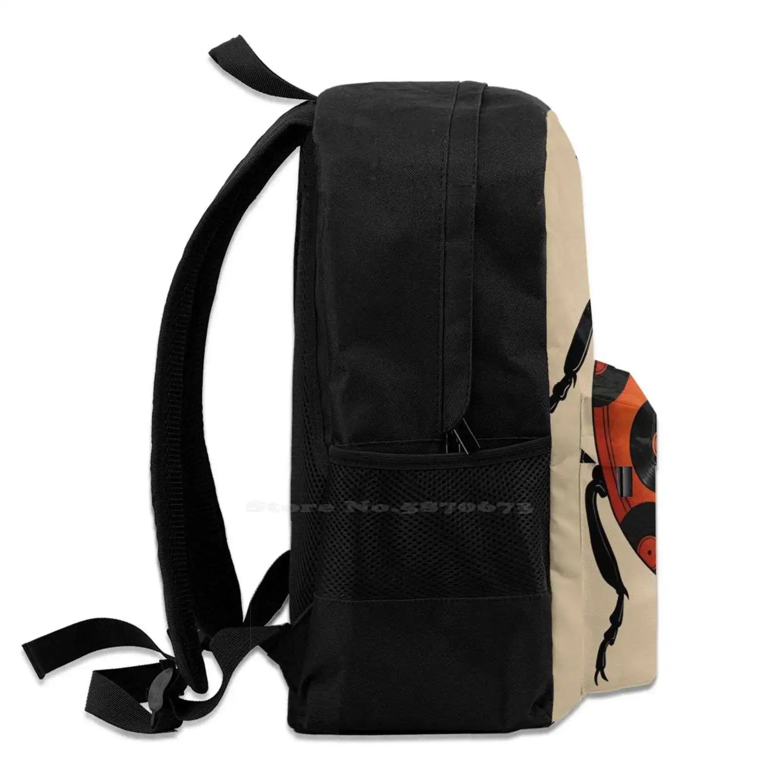 Ladybug Vinyl Backpack - Nature Music Insect Records