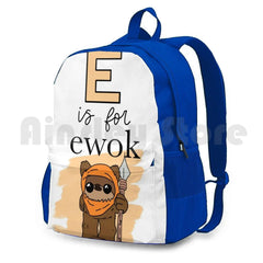 E Is For Ewok Outdoor Hiking Backpack Sports Bag
