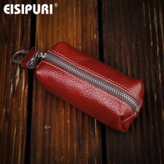 Leather Key Case Pouch Women Men Key Holder Keys Organizer