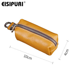 Leather Key Case Pouch Women Men Key Holder Keys Organizer