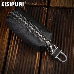 Leather Key Case Pouch Women Men Key Holder Keys Organizer