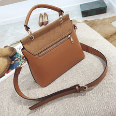 Vintage Shoulder Bag For Women Autumn Frosted Bag Female All-match Small Square