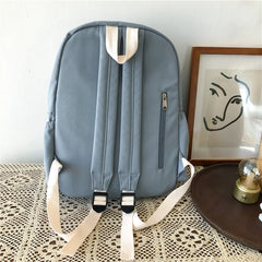 Waterproof Nylon Women School Backpack Girls Travel Bag