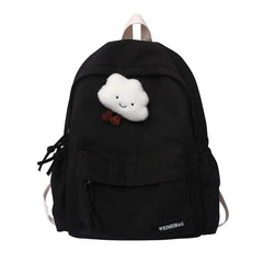 Waterproof Nylon Women School Backpack Girls Travel Bag