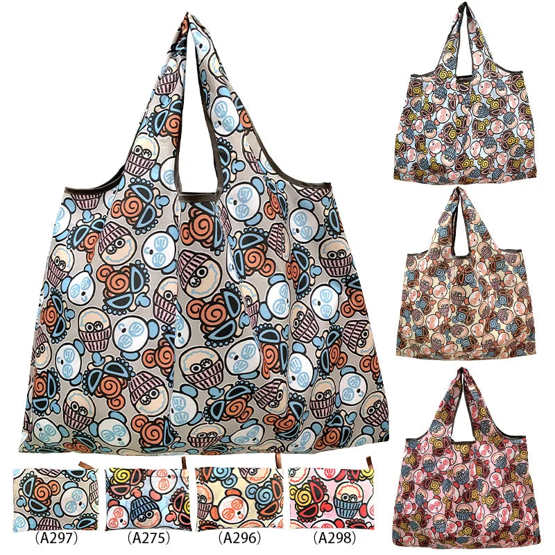 Eco Bag Folding Shopping Bag Foldable One-shoulder Shopping Bag
