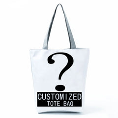 Reusable Portable Cartoon Animal Print Casual Bag