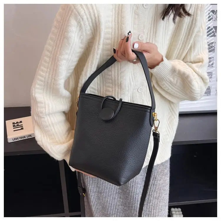 Women's Messenger Bucket Handbags Tote Shoulder Bag