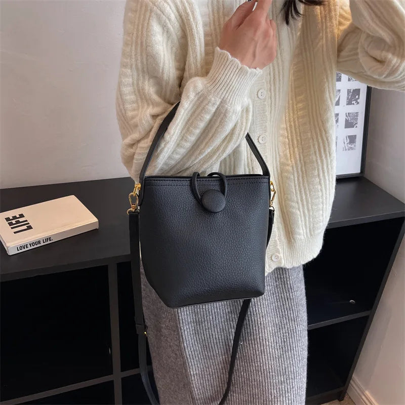Women's Messenger Bucket Handbags Tote Shoulder Bag