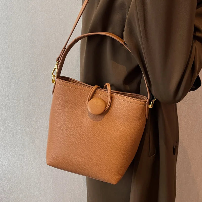 Women's Messenger Bucket Handbags Tote Shoulder Bag