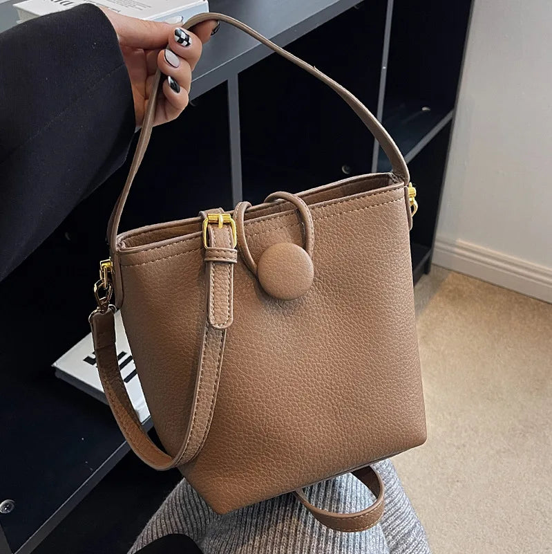 Women's Messenger Bucket Handbags Tote Shoulder Bag