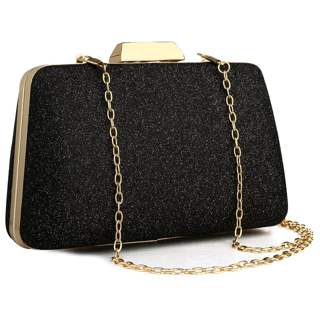 Boho Crossbody Bag Evening Clutch Silver Champagne Handbag Wedding Purse