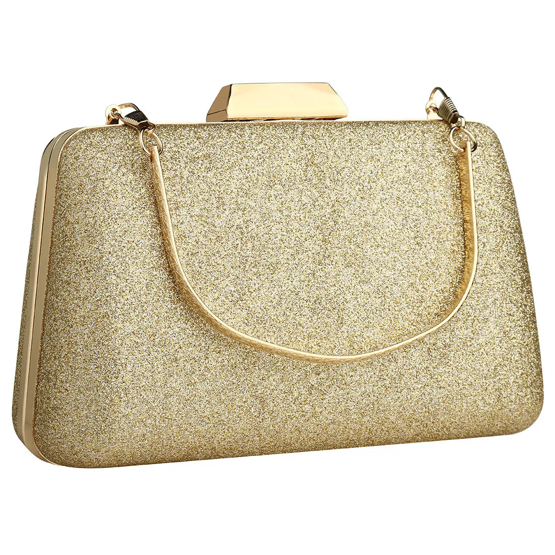 Boho Crossbody Bag Evening Clutch Silver Champagne Handbag Wedding Purse