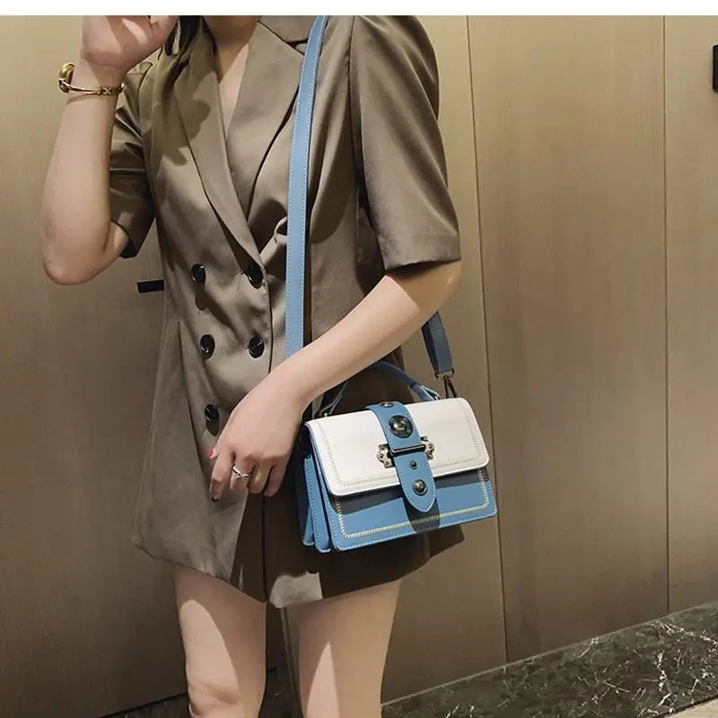 Women's Casual Tote Bag High PU Leather Handbag Shoulder Messenger KL1020