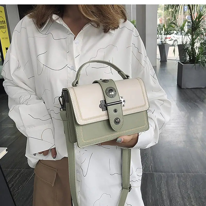 Women's Casual Tote Bag High PU Leather Handbag Shoulder Messenger KL1020