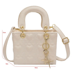 Women's Square Tote Bag High PU Leather Handbag
