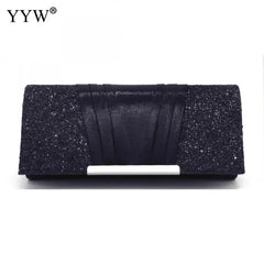Women Clutch Bag Sequin Patchwork Handbag Shoulder Glitter Evening Purse