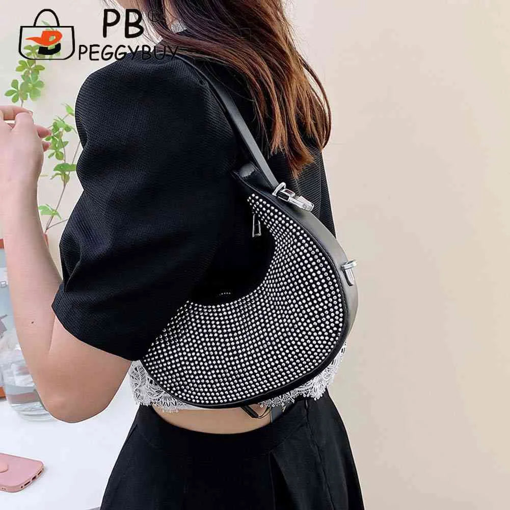 Sparkling Rhinestone Evening Clutch Bag for Women
