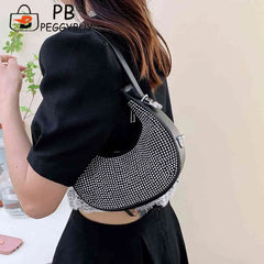 Sparkling Rhinestone Evening Clutch Bag for Women