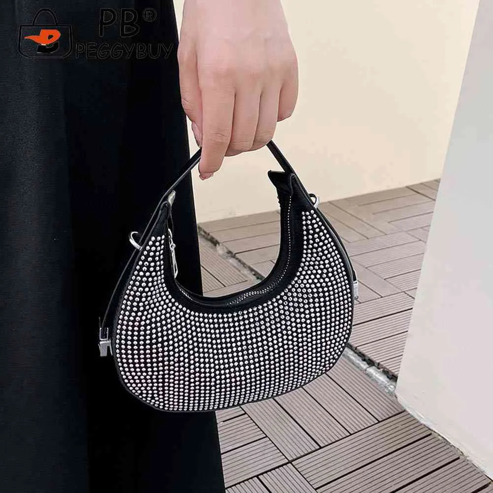 Sparkling Rhinestone Evening Clutch Bag for Women