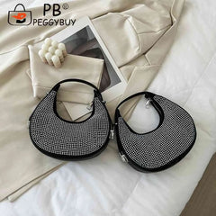 Sparkling Rhinestone Evening Clutch Bag for Women
