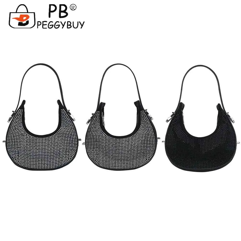 Sparkling Rhinestone Evening Clutch Bag for Women
