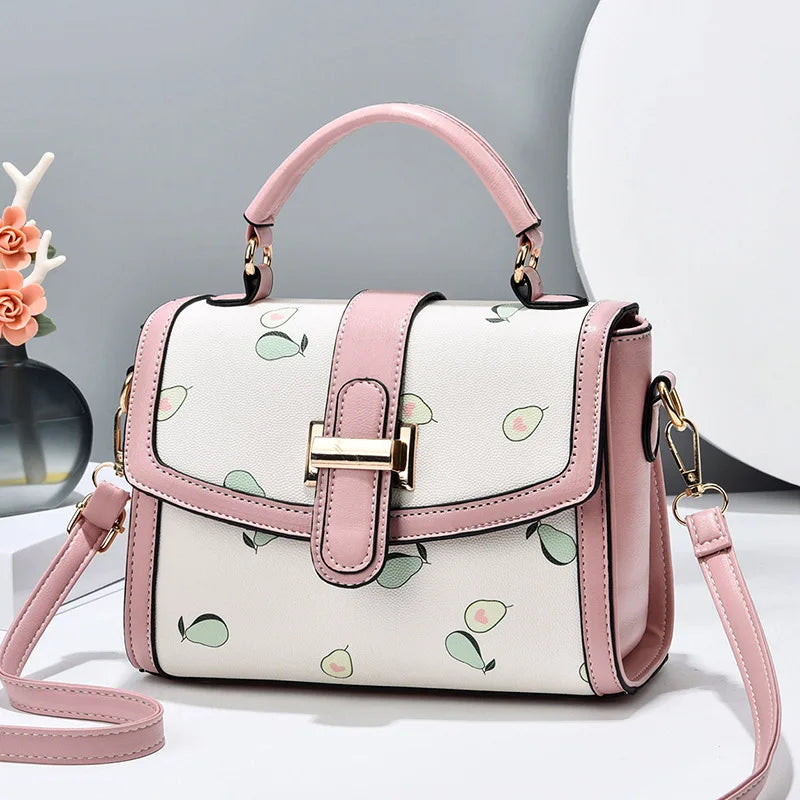 Textured Small Bag Women's One-shoulder Messenger Bag Handbag