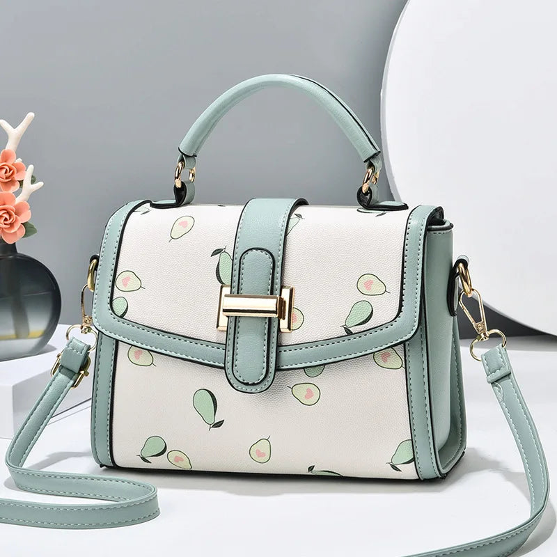 Textured Small Bag Women's One-shoulder Messenger Bag Handbag