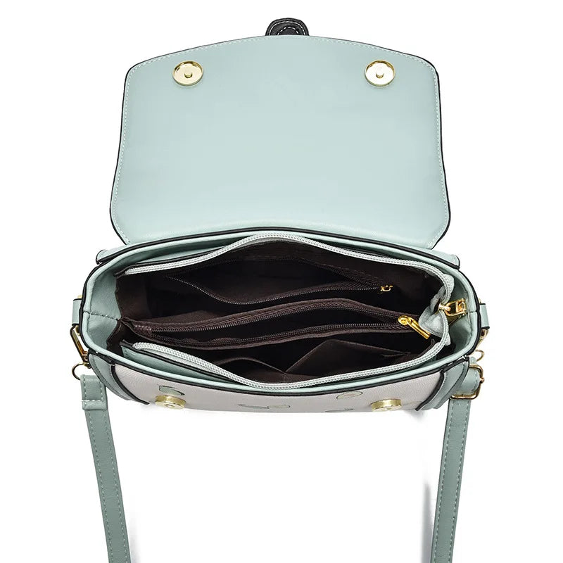 Textured Small Bag Women's One-shoulder Messenger Bag Handbag