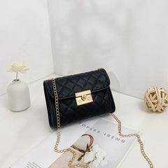 Embroidered Crossbody Bag Fresh Sweet Diamond Chain Messenger Bag