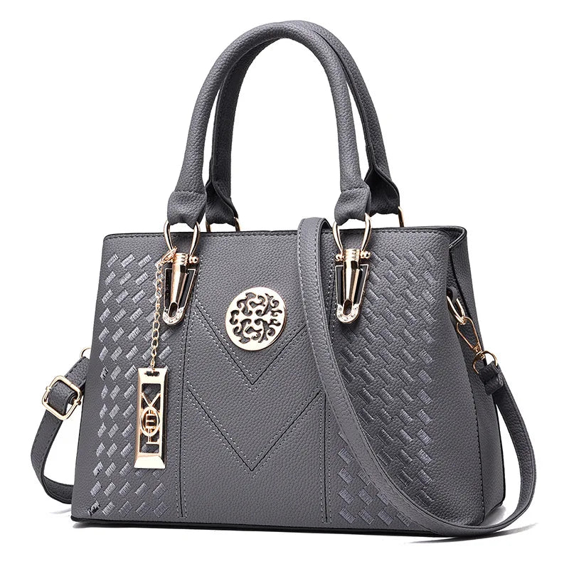 Embroidery Messenger Bags Women Leather Handbags