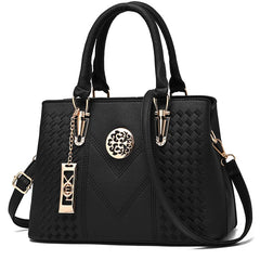Embroidery Messenger Bags Women Leather Handbags