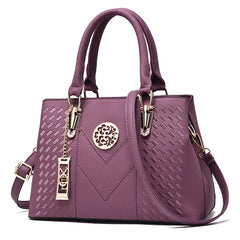 Embroidery Messenger Bags Women Leather Handbags Ladies Hand Bag