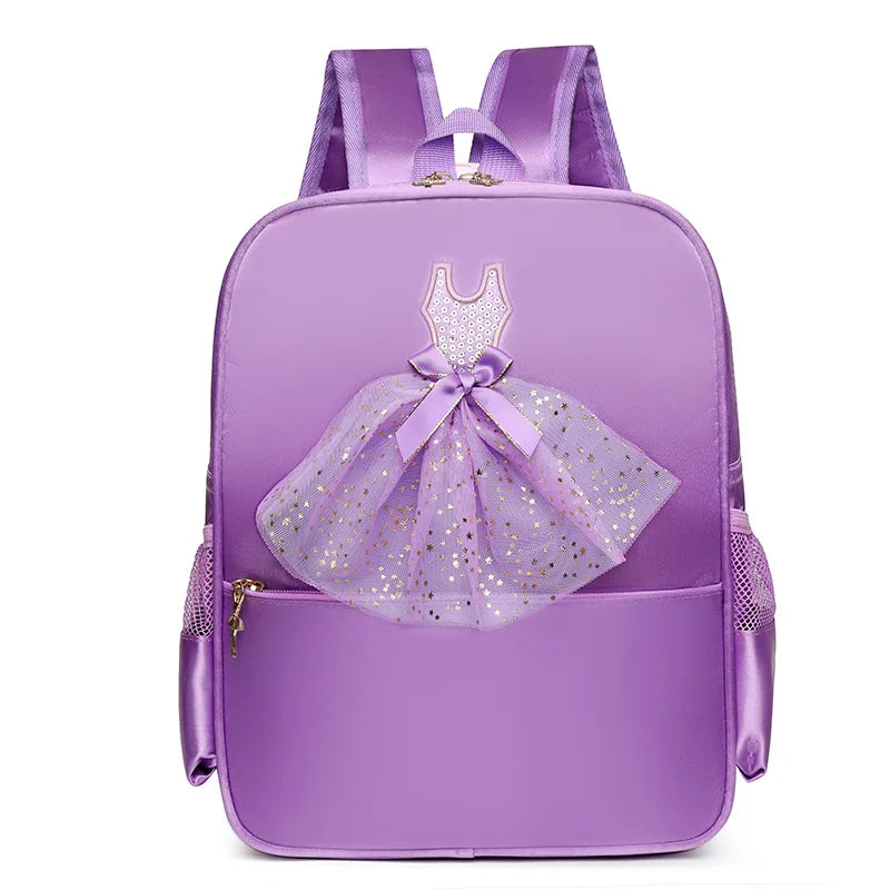 Personalized Kids Dance BackBag for Girls Ballerina Pink Duffel