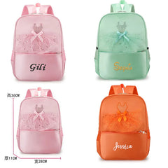 Personalized Kids Dance BackBag for Girls Ballerina Pink Duffel