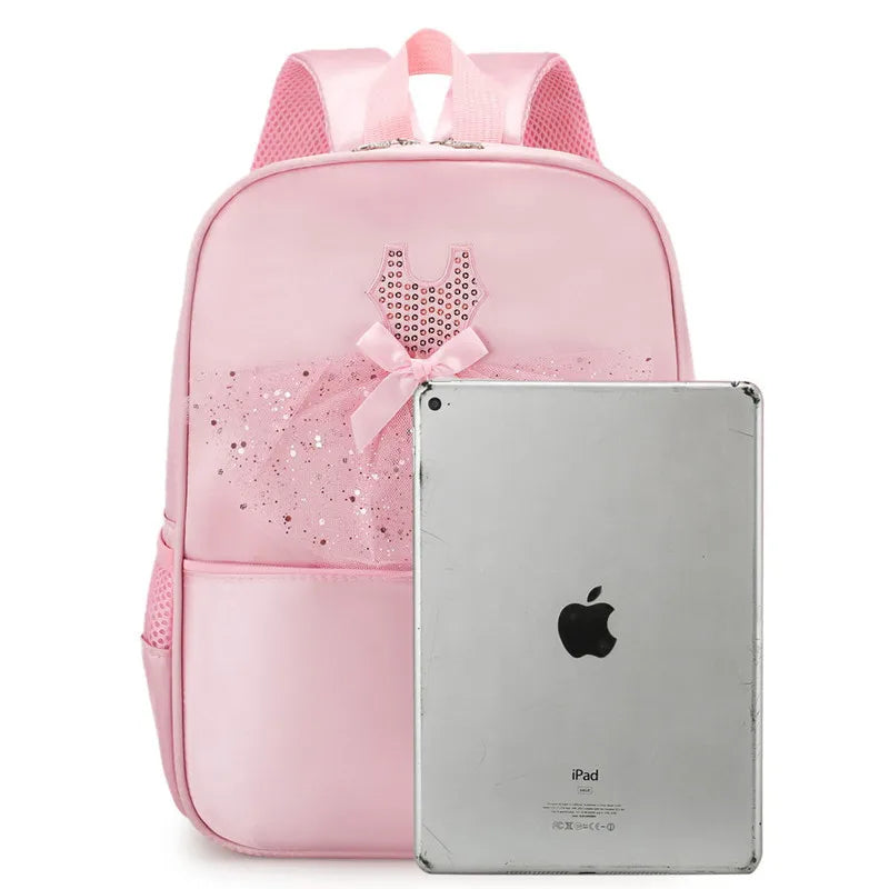 Personalized Kids Dance BackBag for Girls Ballerina Pink Duffel