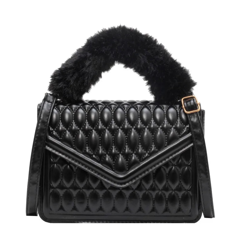 Vintage Winter Embroidery Thread Tote Bag for Women
