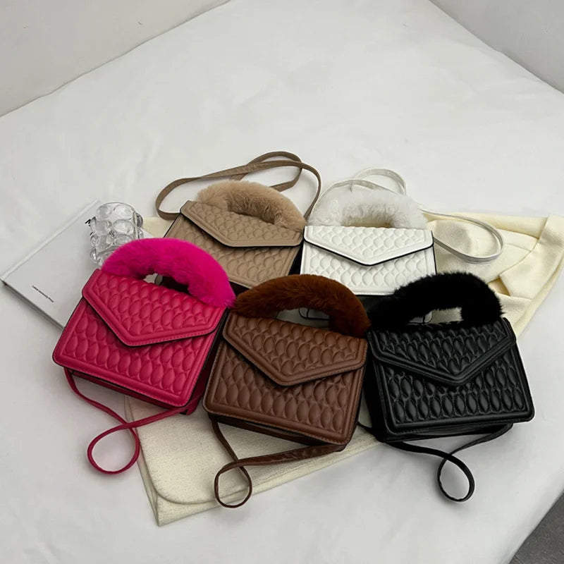 Vintage Winter Embroidery Thread Tote Bag for Women