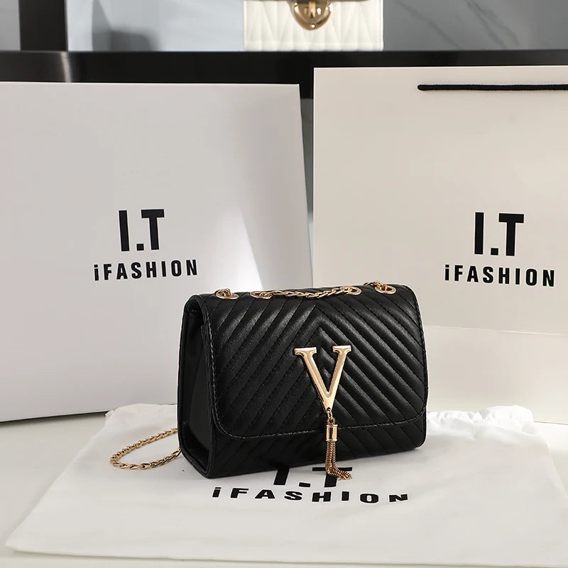 Sequined Tassel Crossbody Bag Handbag Shoulder Bags
