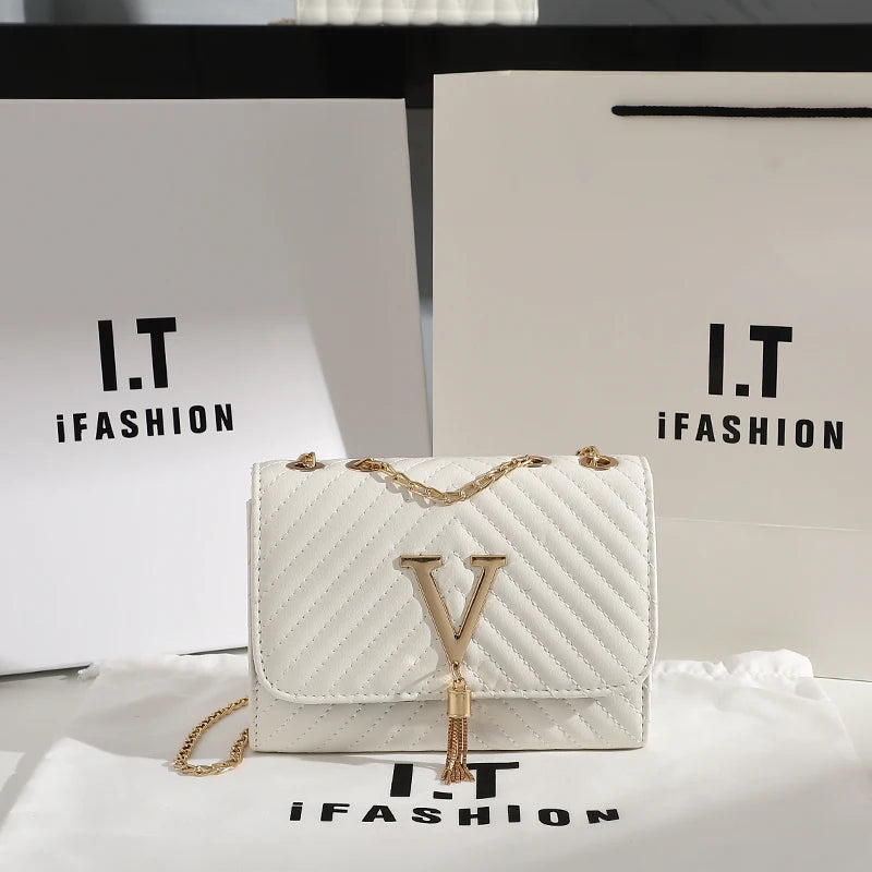 Sequined Tassel Crossbody Bag Handbag Shoulder Bags