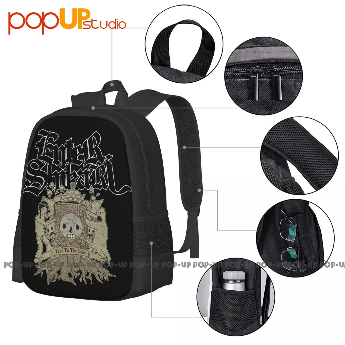 Enter Shikari 'Take To The Skies' Backpack Large Capacity
