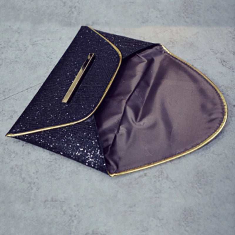 Sparkling Envelope Clutch Women's Evening Party Handbag Purse
