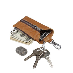 Etaofun Women's Leather Key Case Organizer Wallets