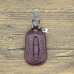 Etaofun Crocodile Key Holder Wallet 100% Leather Unisex Key Organizer Bag