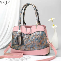 European Pattern Female Bag Tote Handbag Large Capacity Shoulder Bag