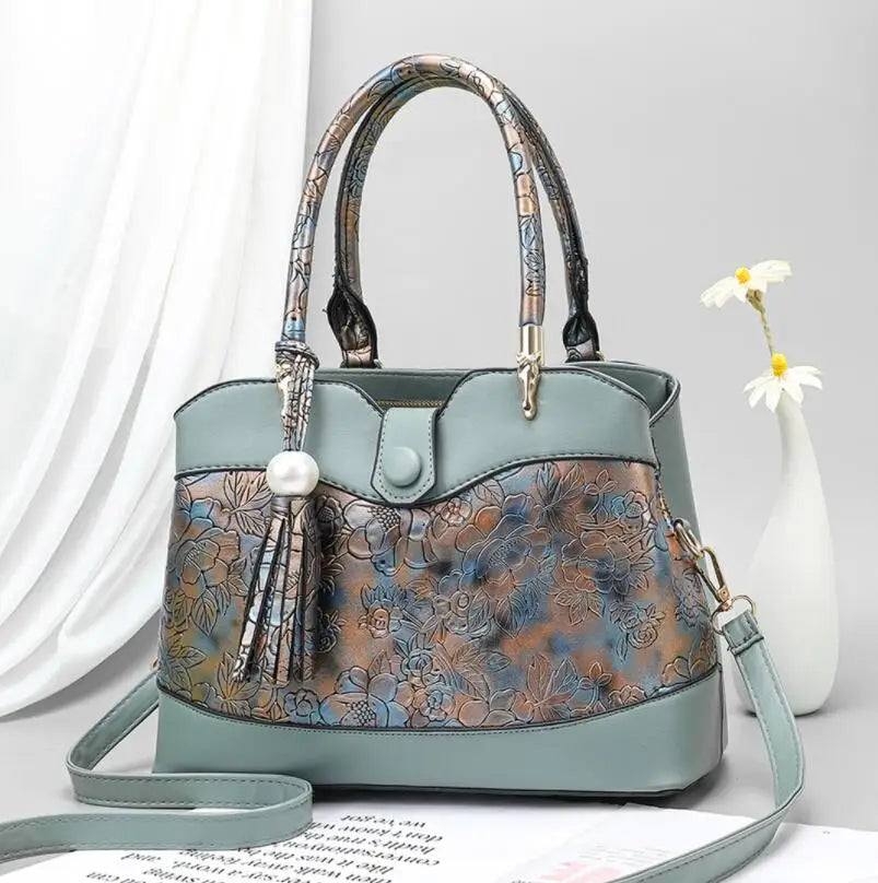 European Pattern Female Bag Tote Handbag Large Capacity Shoulder Bag