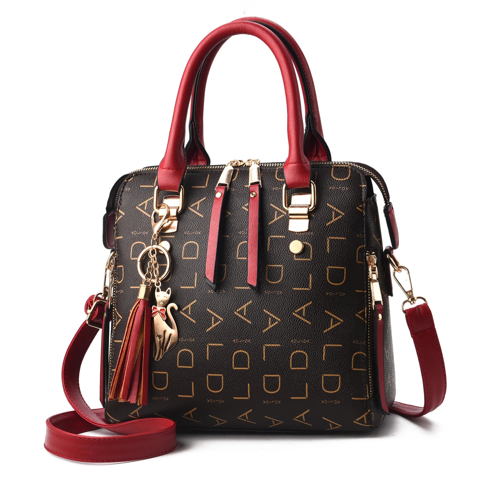 Women Handbag Crossbody Bag Soft PU Leather Shoulder Bag