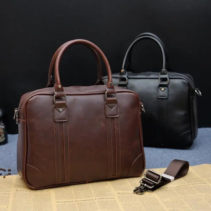 Men's Business Messenger Bag Shoulder Computer Briefcase